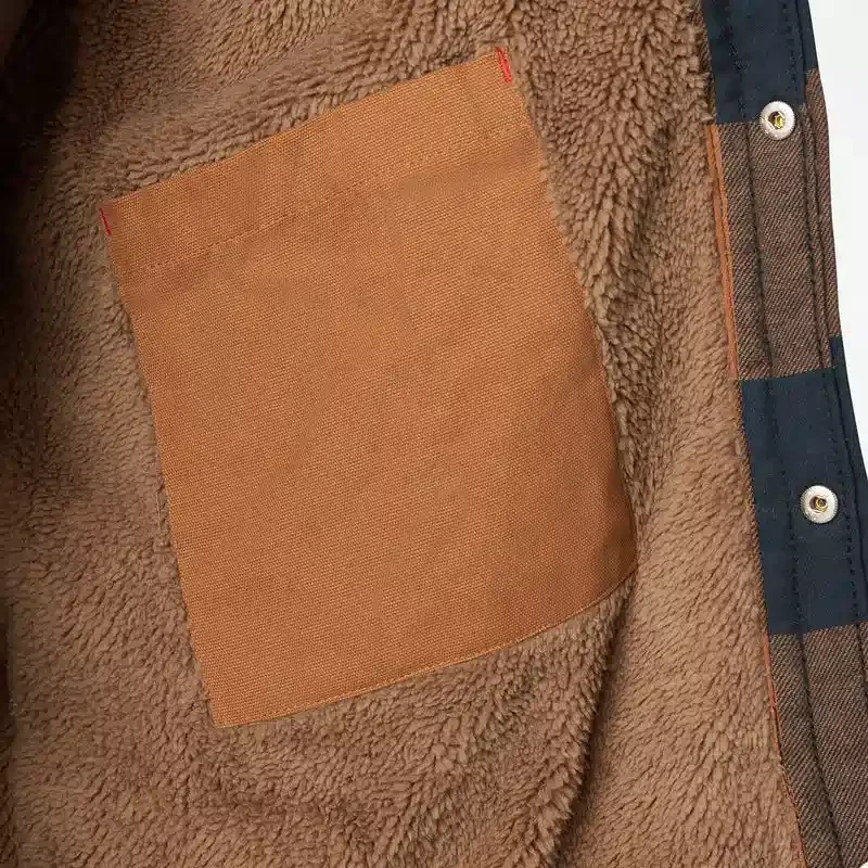 Water Repellent Fleece-Lined Flannel Shirt Jacket Water Repellent Fleece-Lined Flannel Shirt Jacket
