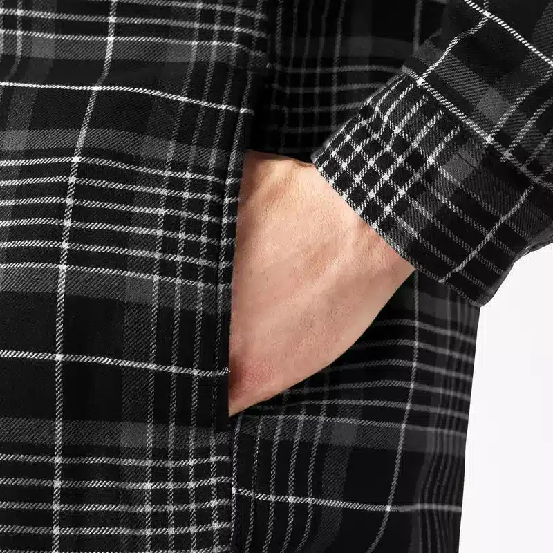 Water Repellent Fleece-Lined Flannel Shirt Jacket Water Repellent Fleece-Lined Flannel Shirt Jacket