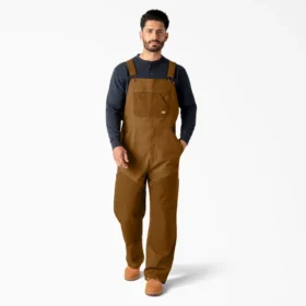 Waxed Canvas Double Front Bib Overalls