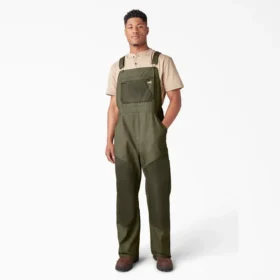 Waxed Canvas Double Front Bib Overalls