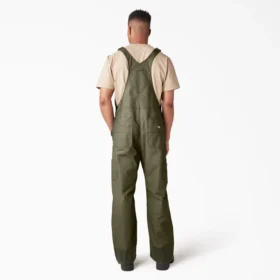 Waxed Canvas Double Front Bib Overalls