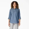 Women’s Chambray Roll-Tab Work Shirt Women’s Chambray Roll-Tab Work Shirt