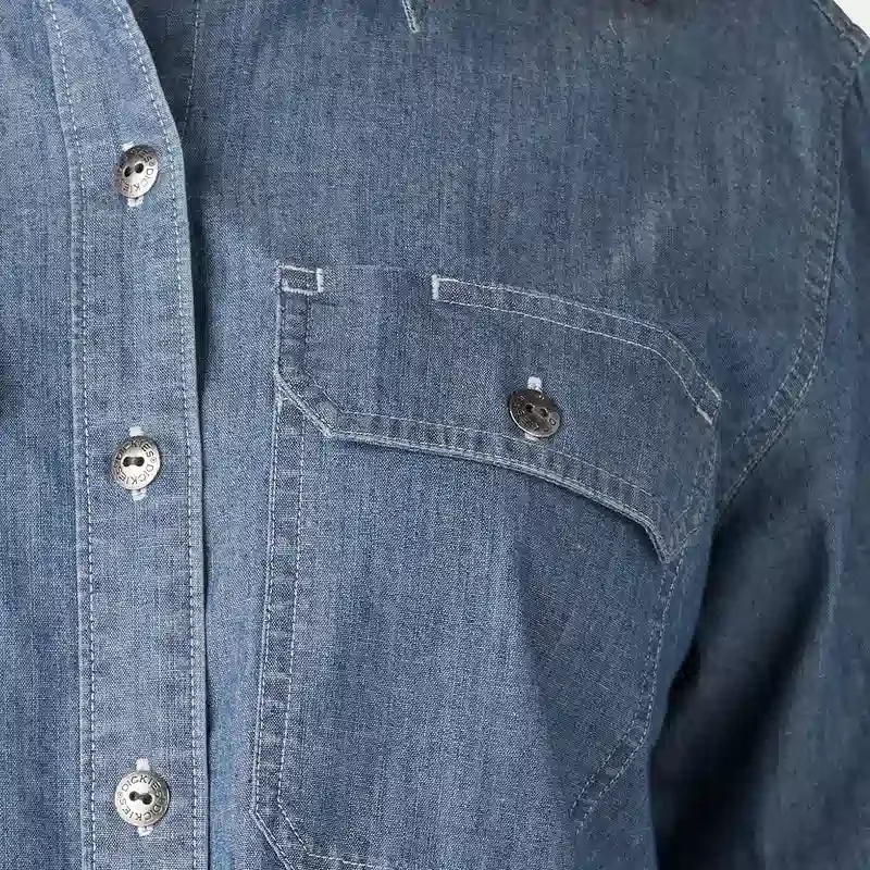 Women’s Chambray Roll-Tab Work Shirt Women’s Chambray Roll-Tab Work Shirt