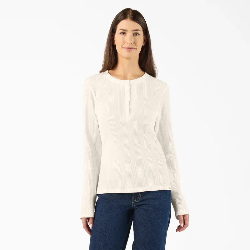 Women’s Crewneck Henley Shirt Women’s Crewneck Henley Shirt