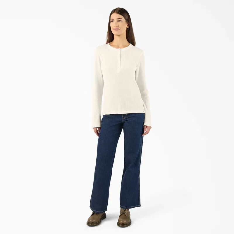 Women’s Crewneck Henley Shirt Women’s Crewneck Henley Shirt