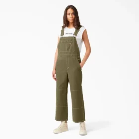 Women’s Cropped Carpenter Bib Overalls