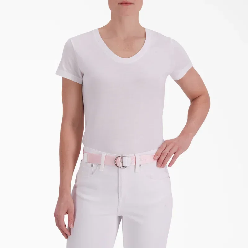 Women’s D-Ring Logo Print Web Belt Women’s D-Ring Logo Print Web Belt