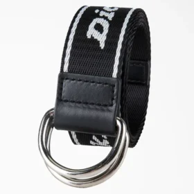 Women’s D-Ring Logo Print Web Belt