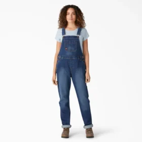 Women’s Denim Boyfriend Fit Bib Overalls