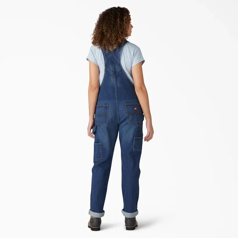 Women’s Denim Boyfriend Fit Bib Overalls Women’s Denim Boyfriend Fit Bib Overalls