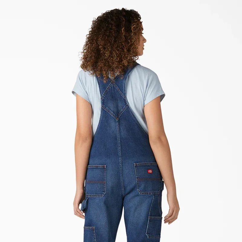 Women’s Denim Boyfriend Fit Bib Overalls Women’s Denim Boyfriend Fit Bib Overalls