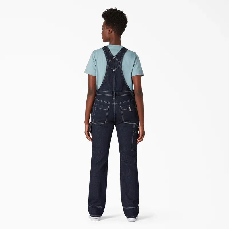 Women’s Denim Double Knee Bib Overalls Women’s Denim Double Knee Bib Overalls