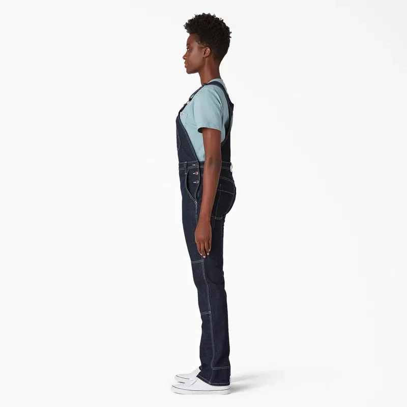 Women’s Denim Double Knee Bib Overalls Women’s Denim Double Knee Bib Overalls