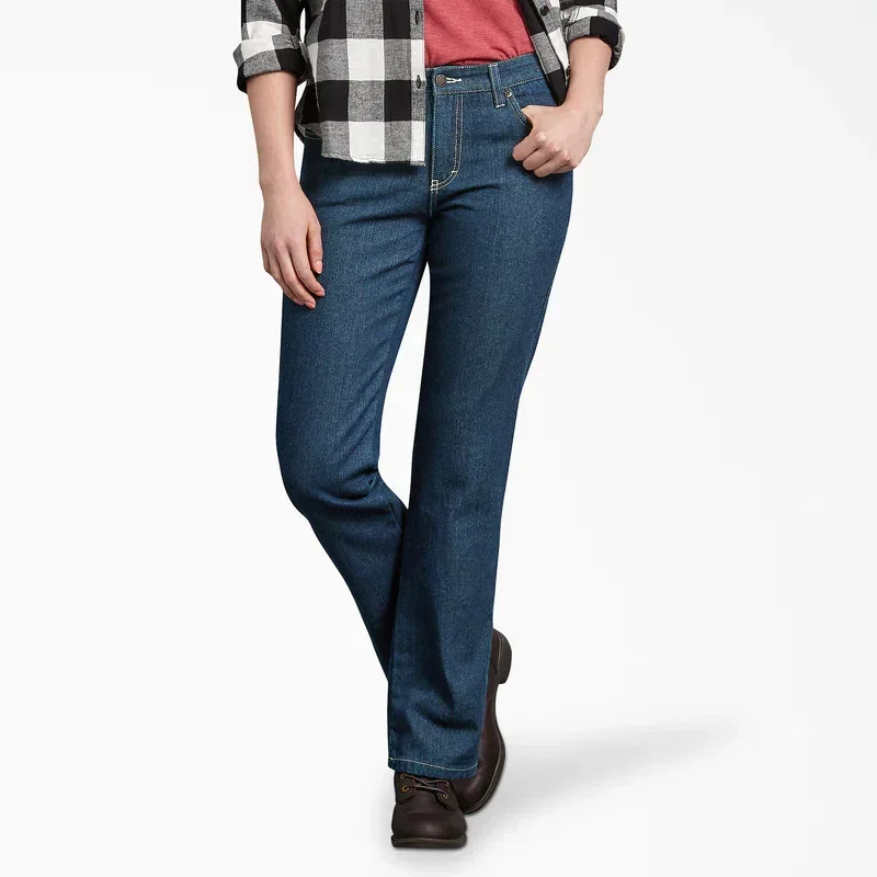 Women’s Denim Flannel Lined Relaxed Fit Jeans Women’s Denim Flannel Lined Relaxed Fit Jeans
