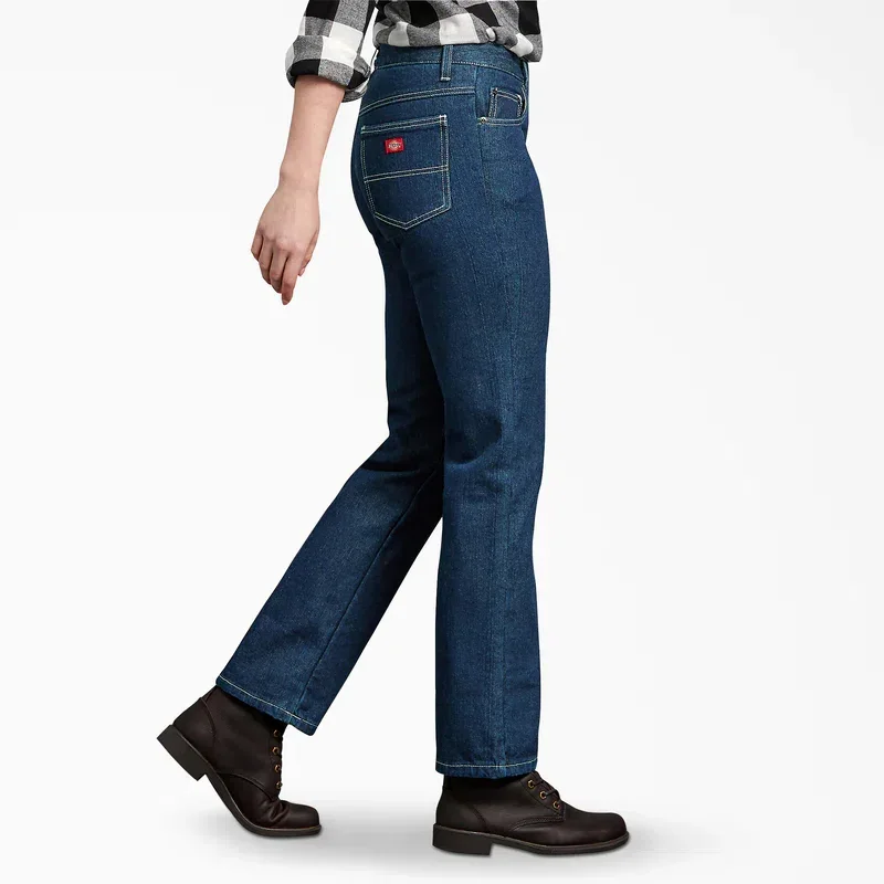 Women’s Denim Flannel Lined Relaxed Fit Jeans Women’s Denim Flannel Lined Relaxed Fit Jeans