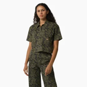 Women’s Drewsey Camo Cropped Work Shirt