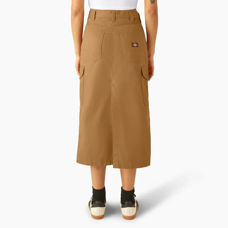Women’s Duck Canvas Cargo Midi Skirt Women’s Duck Canvas Cargo Midi Skirt