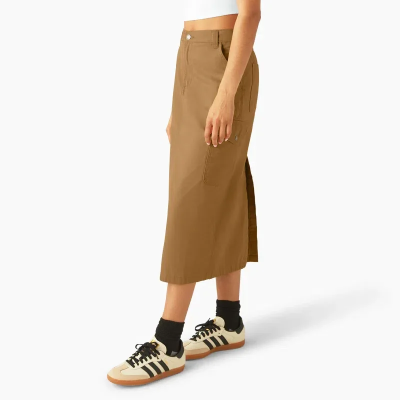 Women’s Duck Canvas Cargo Midi Skirt Women’s Duck Canvas Cargo Midi Skirt