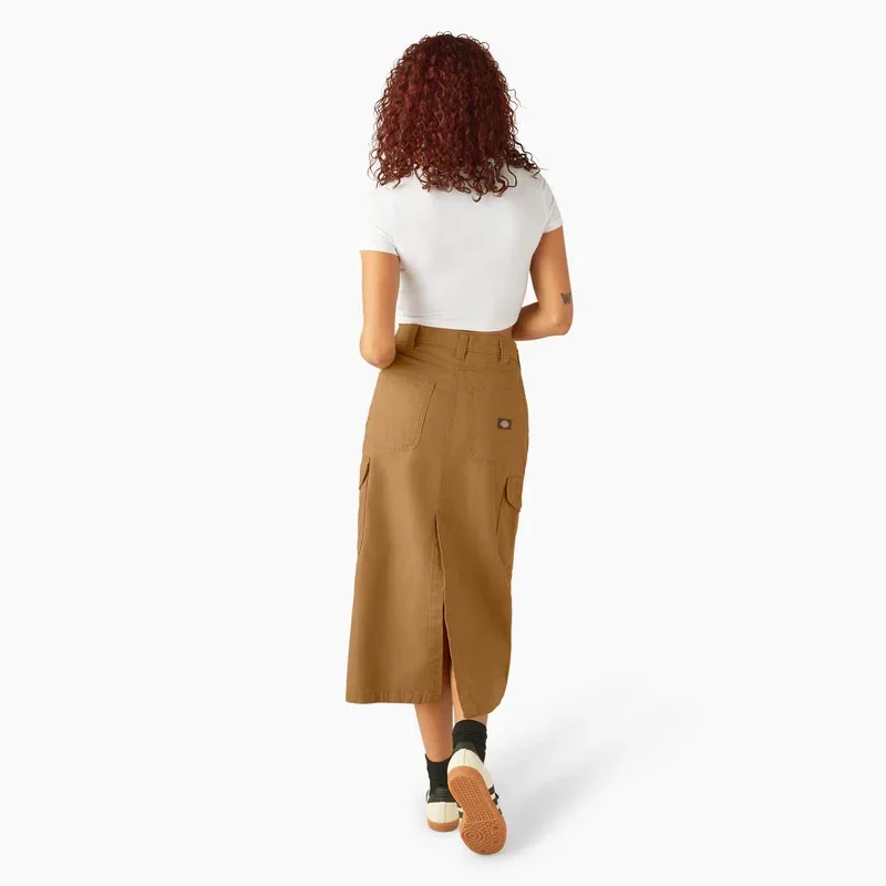 Women’s Duck Canvas Cargo Midi Skirt Women’s Duck Canvas Cargo Midi Skirt