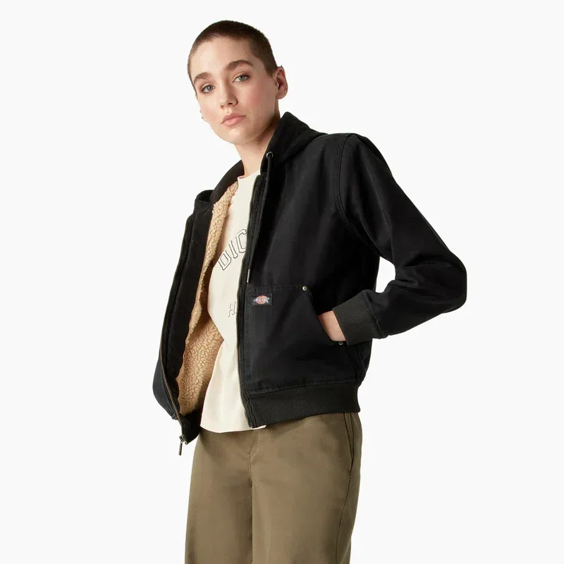 Women’s Duck Canvas Fleece Lined Jacket Women’s Duck Canvas Fleece Lined Jacket