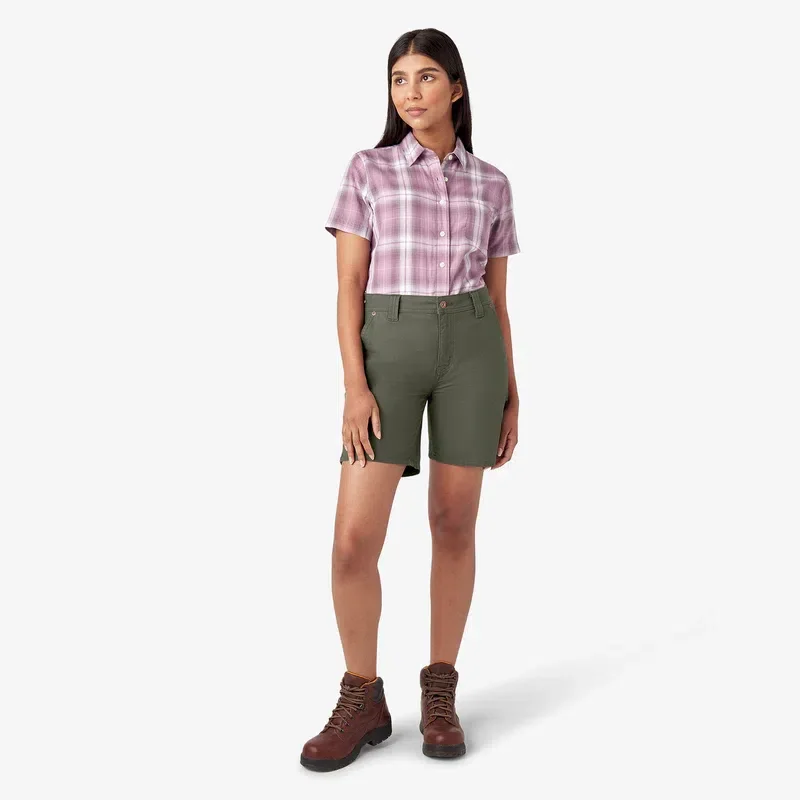 Women’s Duck Carpenter Shorts, 7″ Women’s Duck Carpenter Shorts, 7″