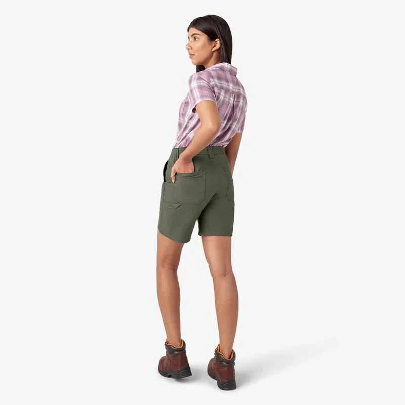 Women’s Duck Carpenter Shorts, 7″ Women’s Duck Carpenter Shorts, 7″