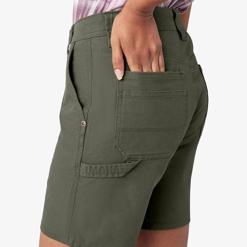 Women’s Duck Carpenter Shorts, 7″ Women’s Duck Carpenter Shorts, 7″