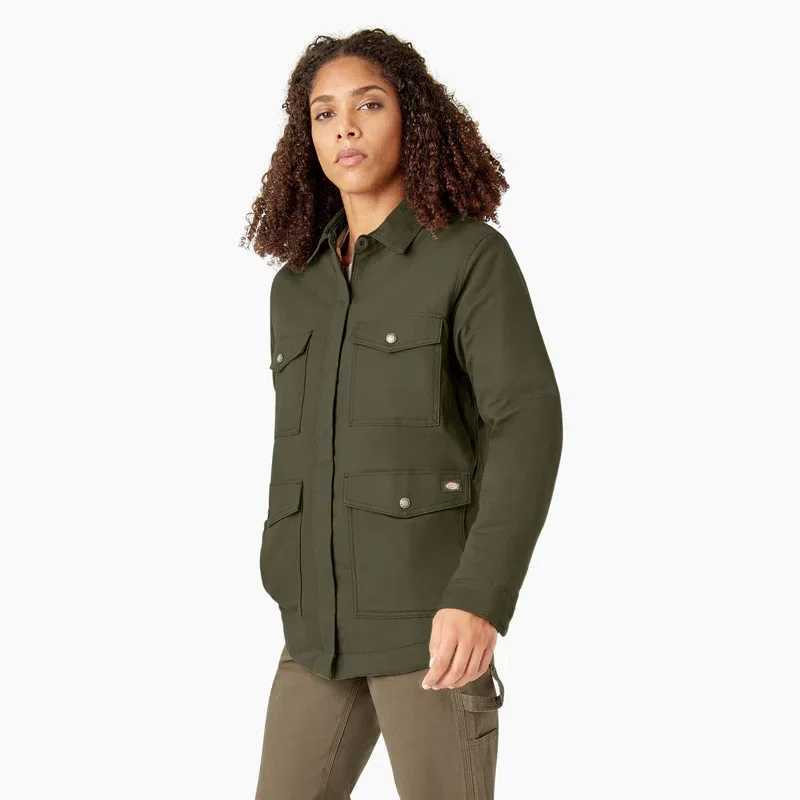 Women’s Duck High Pile Fleece Lined Chore Coat Women’s Duck High Pile Fleece Lined Chore Coat