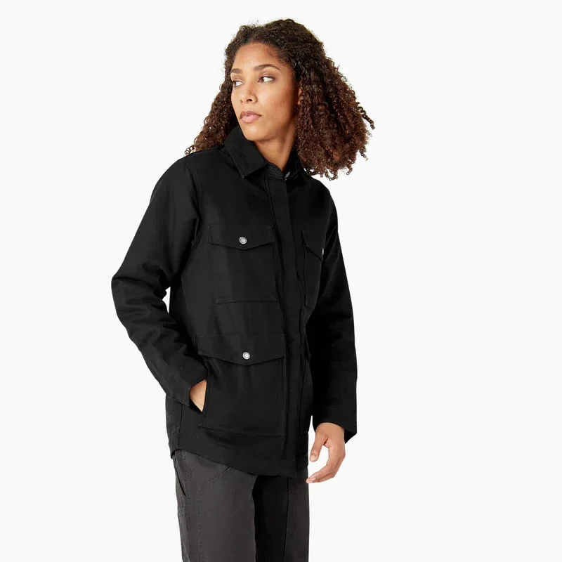Women’s Duck High Pile Fleece Lined Chore Coat Women’s Duck High Pile Fleece Lined Chore Coat