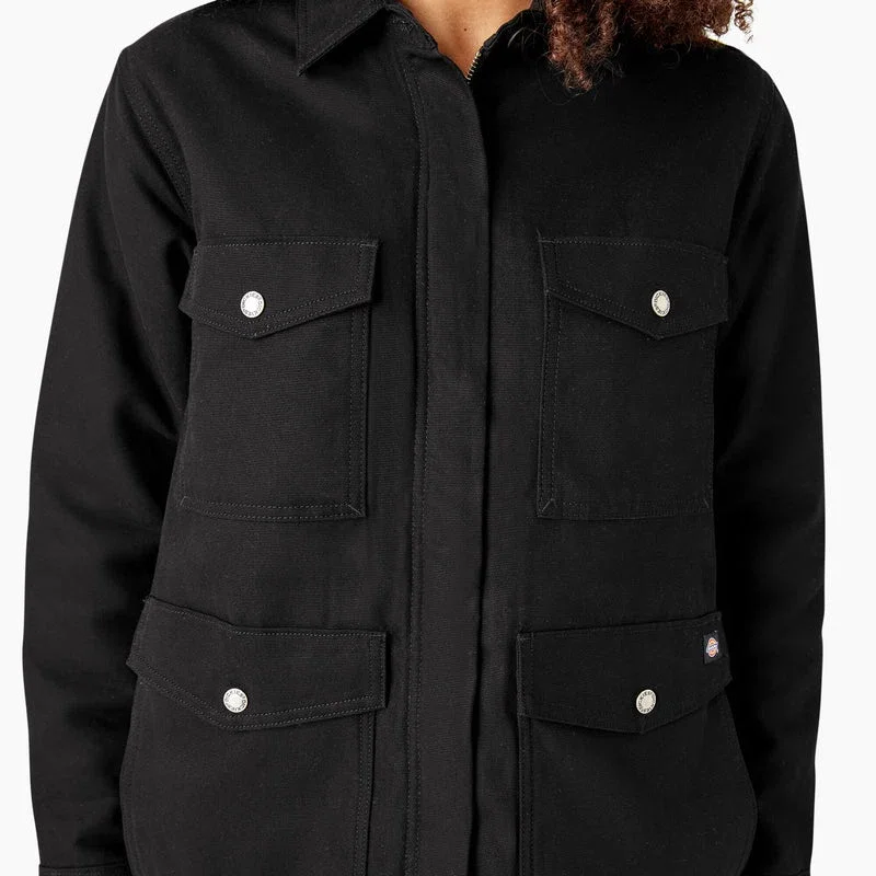 Women’s Duck High Pile Fleece Lined Chore Coat Women’s Duck High Pile Fleece Lined Chore Coat
