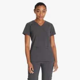 Women’s Eds Essentials Mock Wrap Scrub Top