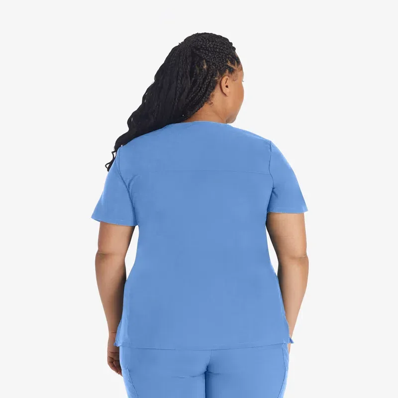 Women’s Eds Essentials Mock Wrap Scrub Top Women’s Eds Essentials Mock Wrap Scrub Top