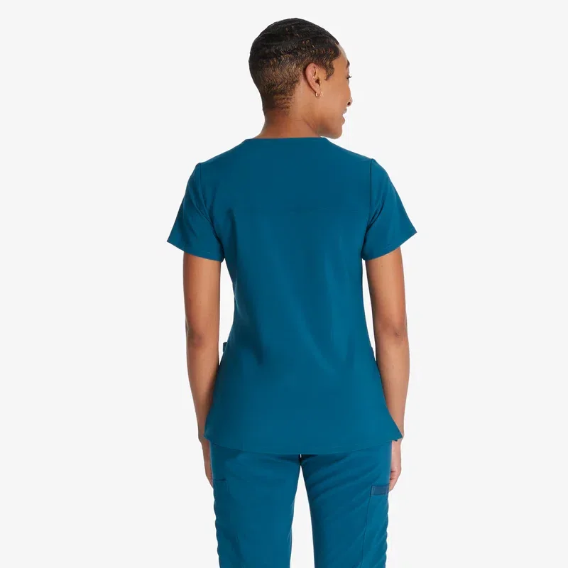 Women’s Eds Essentials Mock Wrap Scrub Top Women’s Eds Essentials Mock Wrap Scrub Top