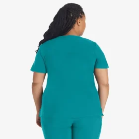 Women’s Eds Essentials Mock Wrap Scrub Top