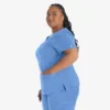 Women’s Eds Essentials Mock Wrap Scrub Top Women’s Eds Essentials Mock Wrap Scrub Top