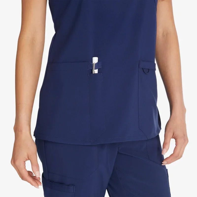 Women’s Eds Essentials Mock Wrap Scrub Top Women’s Eds Essentials Mock Wrap Scrub Top