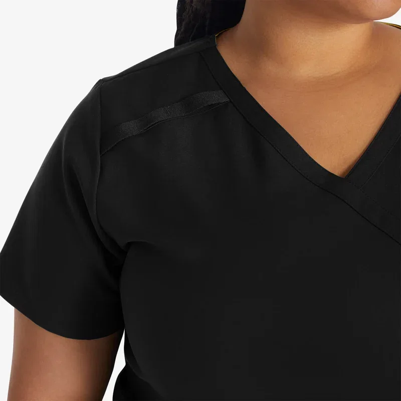 Women’s Eds Essentials Mock Wrap Scrub Top Women’s Eds Essentials Mock Wrap Scrub Top