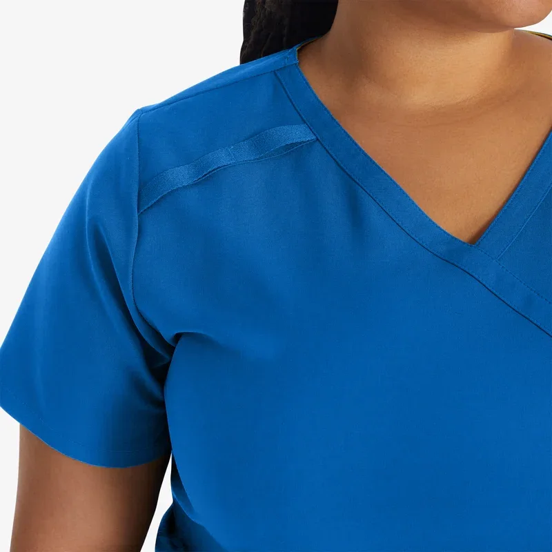 Women’s Eds Essentials Mock Wrap Scrub Top Women’s Eds Essentials Mock Wrap Scrub Top