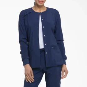 Women’s Eds Essentials Snap Front Scrub Jacket