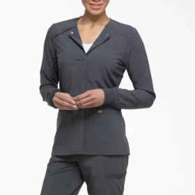 Women’s Eds Essentials Snap Front Scrub Jacket