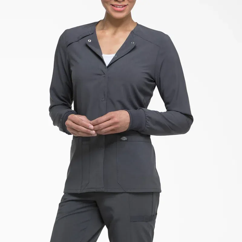 Women’s Eds Essentials Snap Front Scrub Jacket Women’s Eds Essentials Snap Front Scrub Jacket