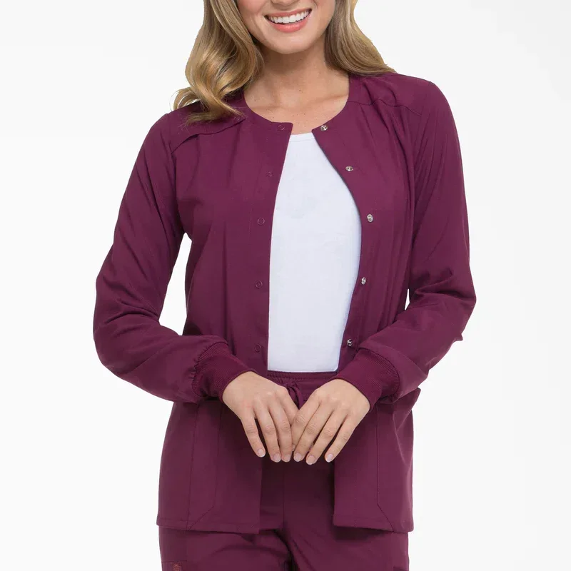 Women’s Eds Essentials Snap Front Scrub Jacket Women’s Eds Essentials Snap Front Scrub Jacket
