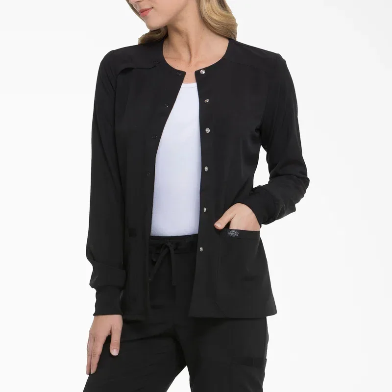 Women’s Eds Essentials Snap Front Scrub Jacket Women’s Eds Essentials Snap Front Scrub Jacket