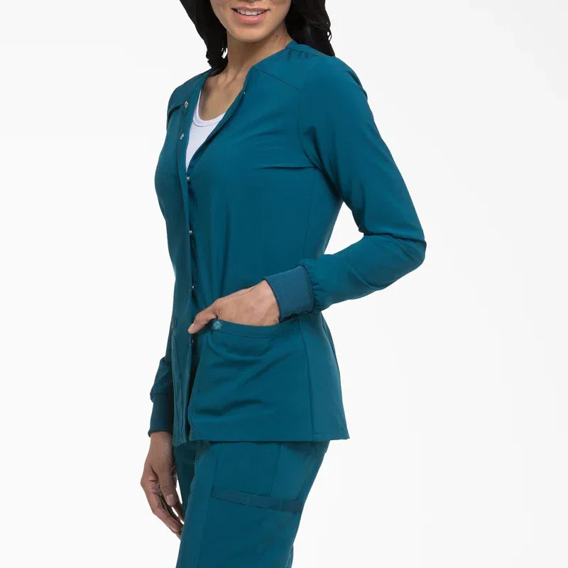 Women’s Eds Essentials Snap Front Scrub Jacket Women’s Eds Essentials Snap Front Scrub Jacket