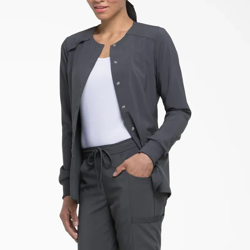 Women’s Eds Essentials Snap Front Scrub Jacket Women’s Eds Essentials Snap Front Scrub Jacket