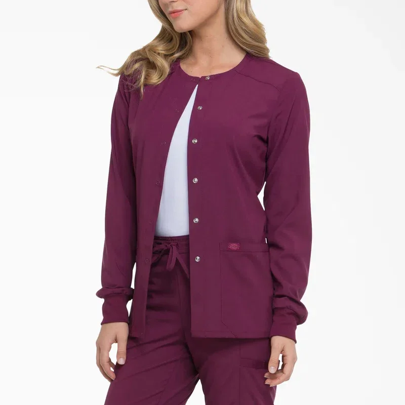 Women’s Eds Essentials Snap Front Scrub Jacket Women’s Eds Essentials Snap Front Scrub Jacket