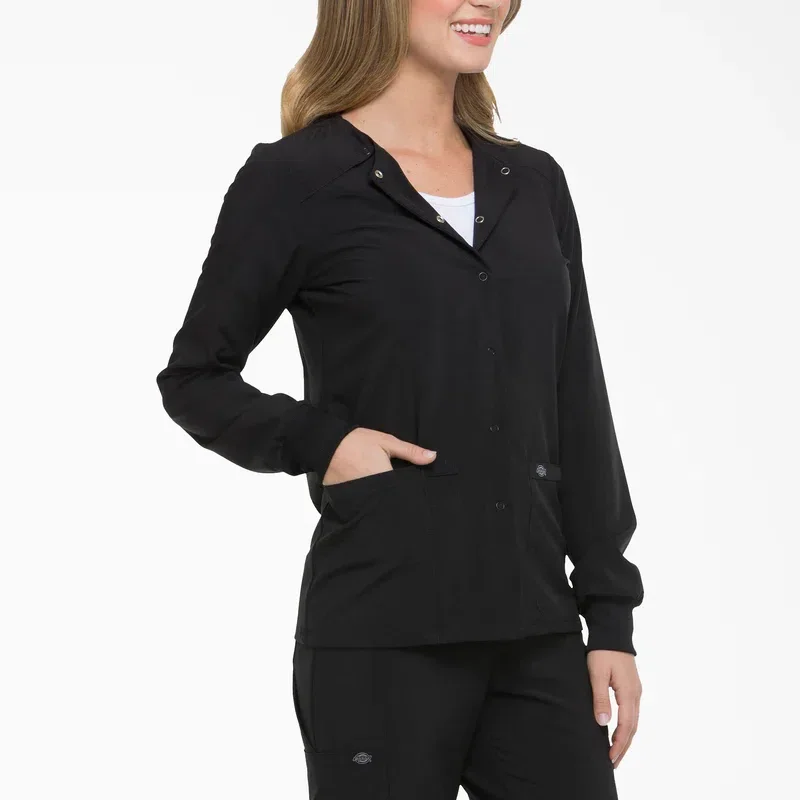 Women’s Eds Essentials Snap Front Scrub Jacket Women’s Eds Essentials Snap Front Scrub Jacket