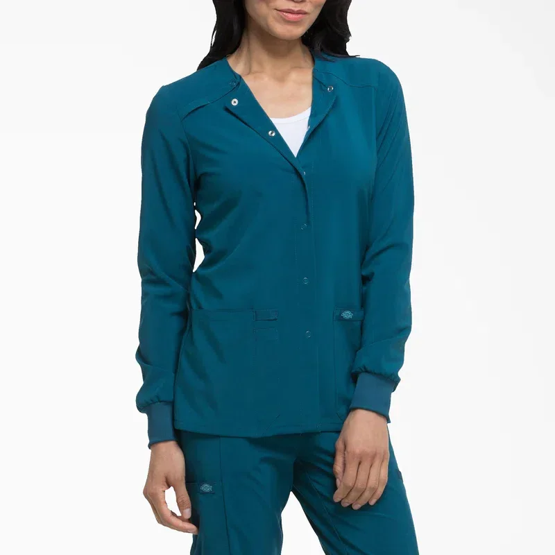 Women’s Eds Essentials Snap Front Scrub Jacket Women’s Eds Essentials Snap Front Scrub Jacket