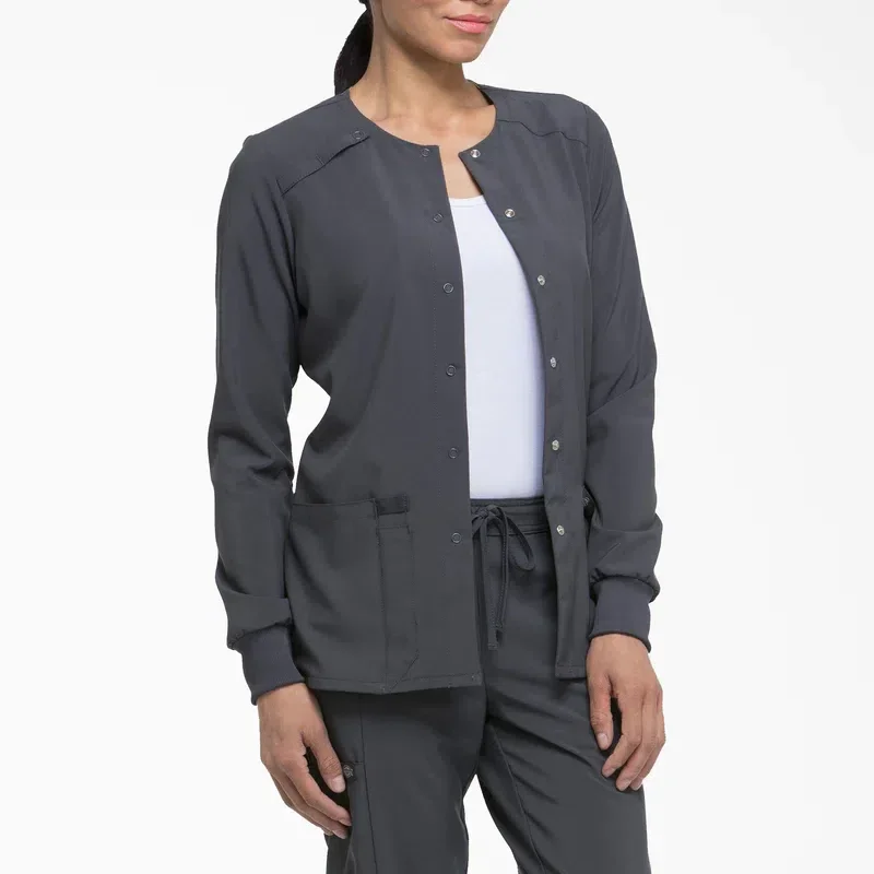 Women’s Eds Essentials Snap Front Scrub Jacket Women’s Eds Essentials Snap Front Scrub Jacket
