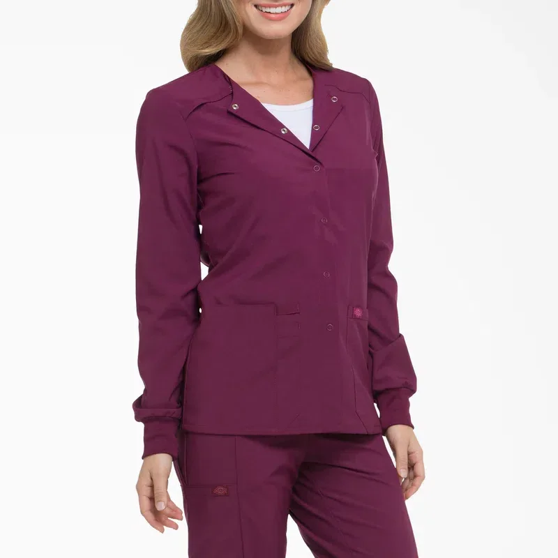 Women’s Eds Essentials Snap Front Scrub Jacket Women’s Eds Essentials Snap Front Scrub Jacket